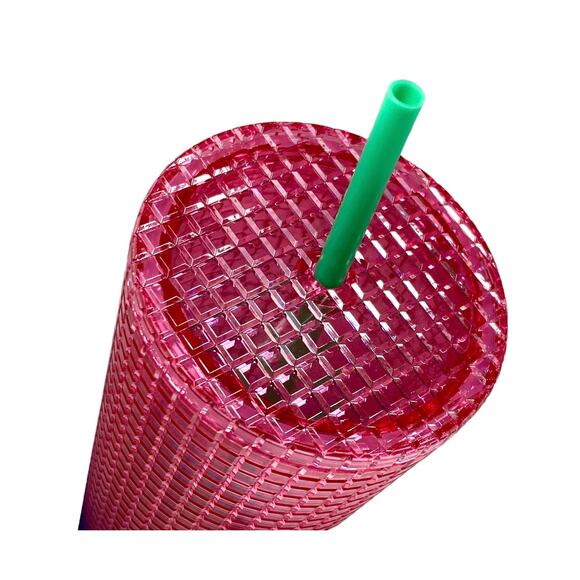 NEW Starbucks Summer 2022 Venti Tumbler Pink Blue Watermelon Gradient 24oz - Picture 5 of 6